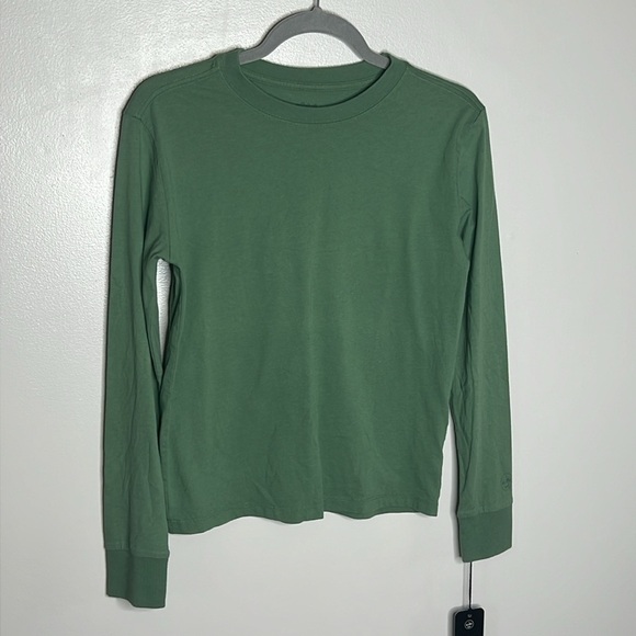 NWT allbirds Cotton Long Sleeve Tee Hazy Cargo - NWT - Picture 4 of 10